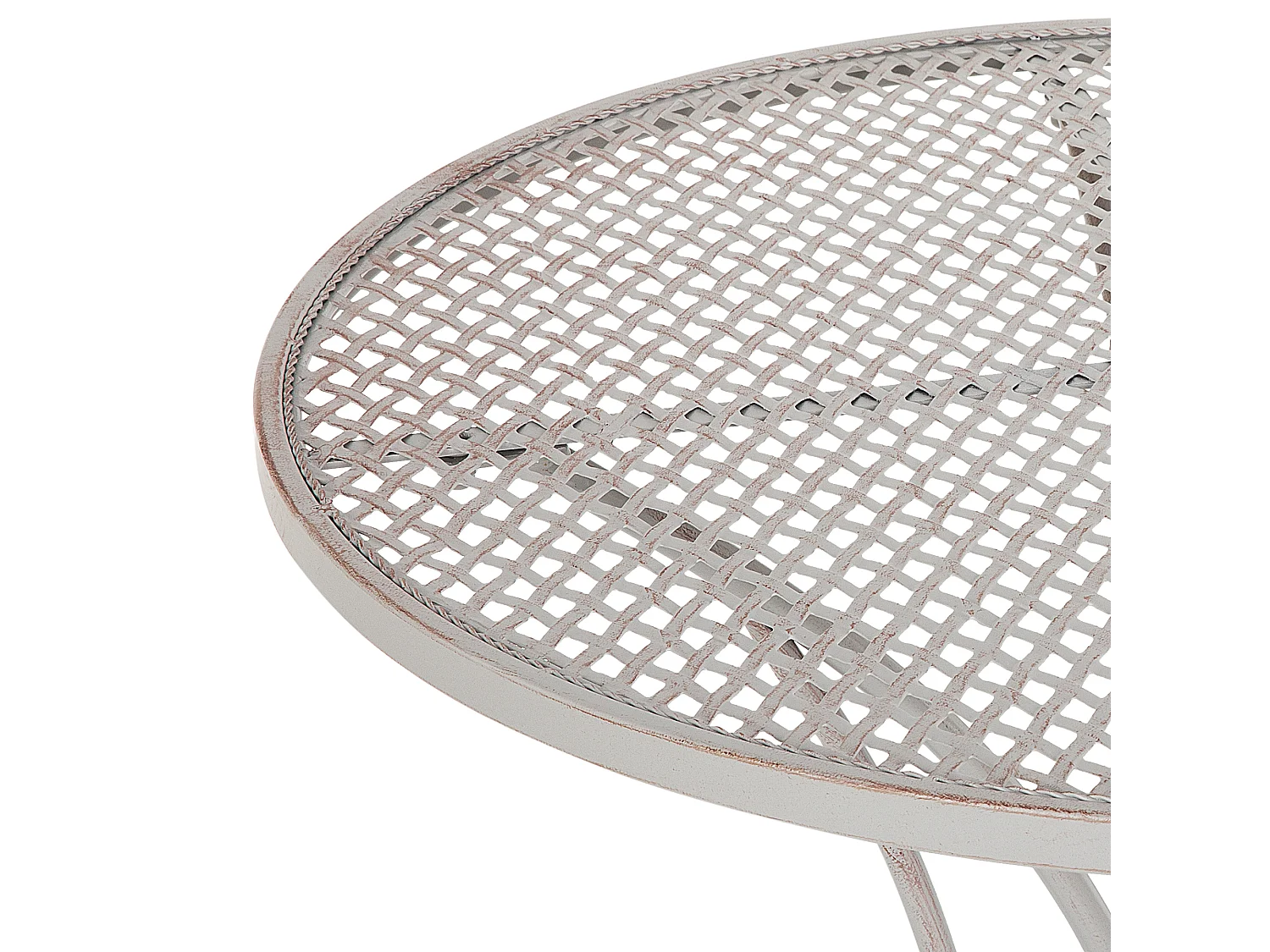 Bistrotafel CILENTO 71 cm 71 cm Metaal Grijs