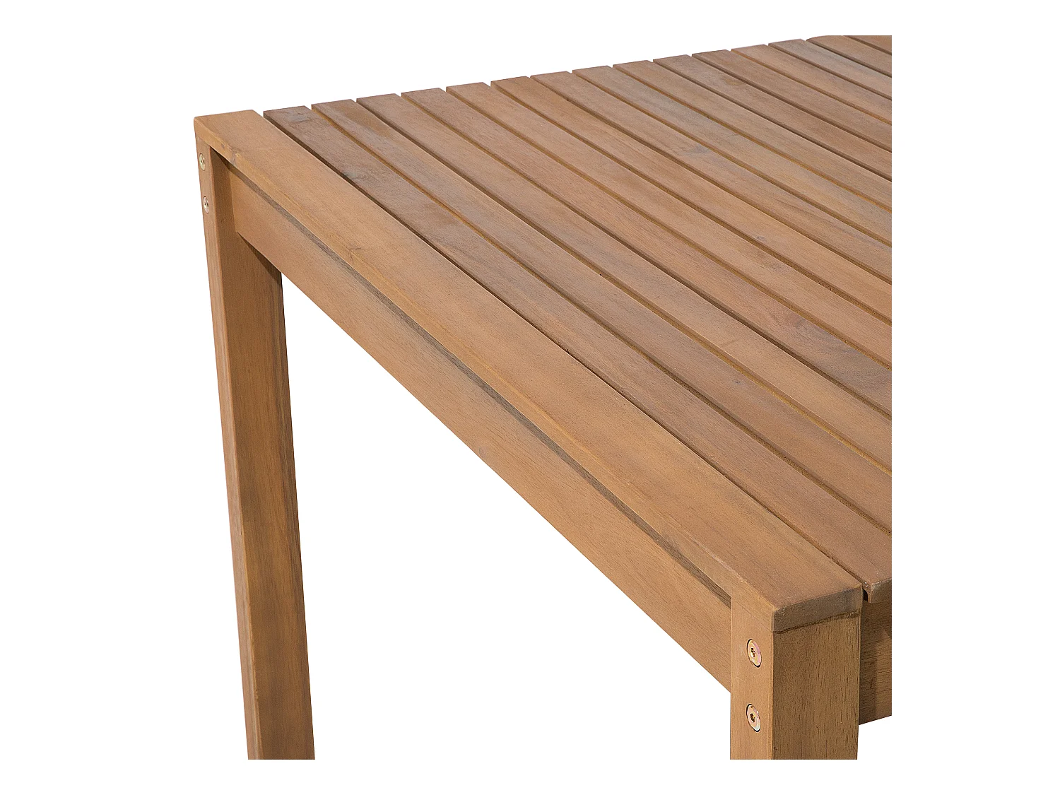 Table de salle à manger de jardin SASSARI 180 cm 90 cm Acacia Marron