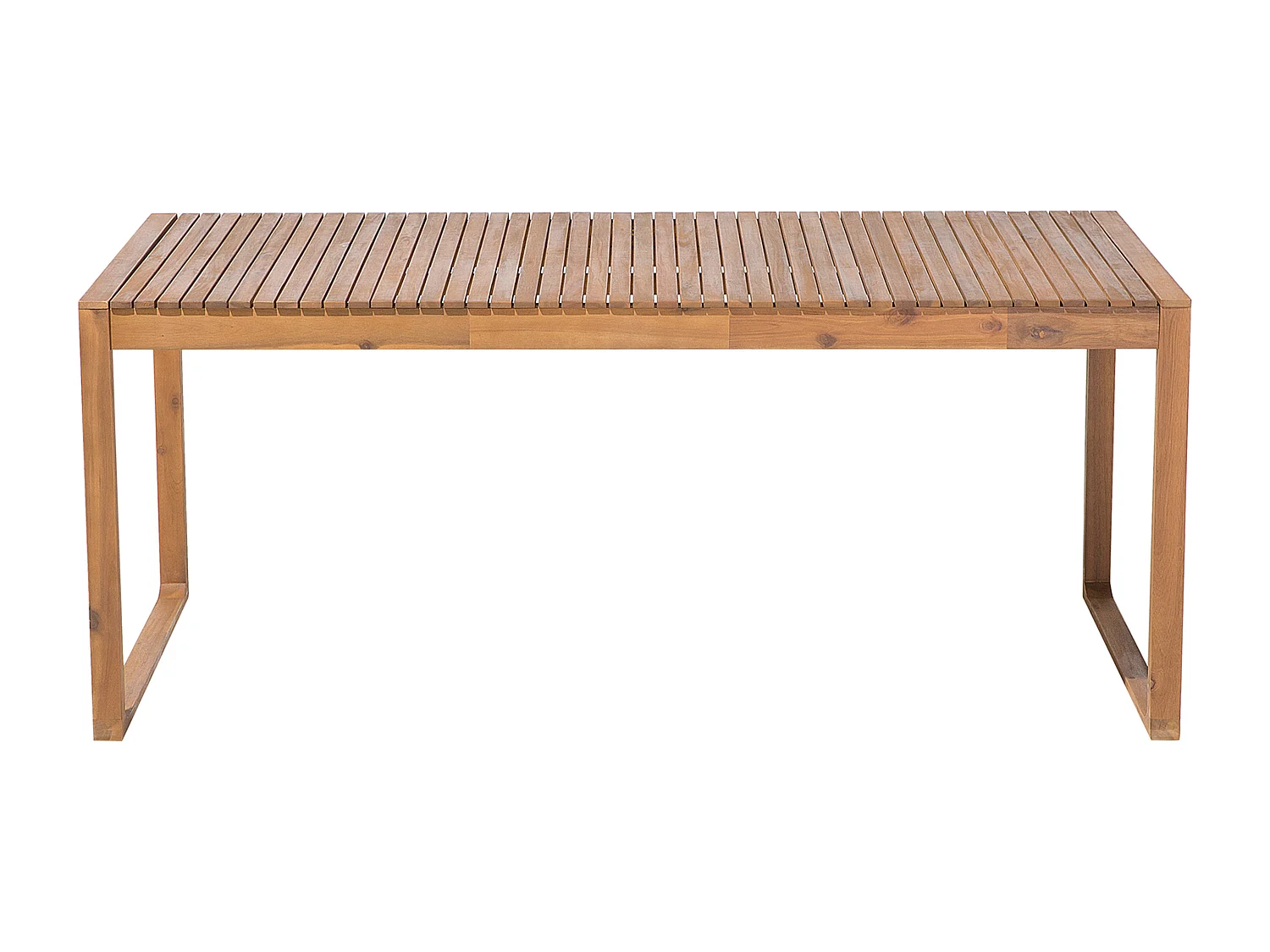 Table de salle à manger de jardin SASSARI 180 cm 90 cm Acacia Marron