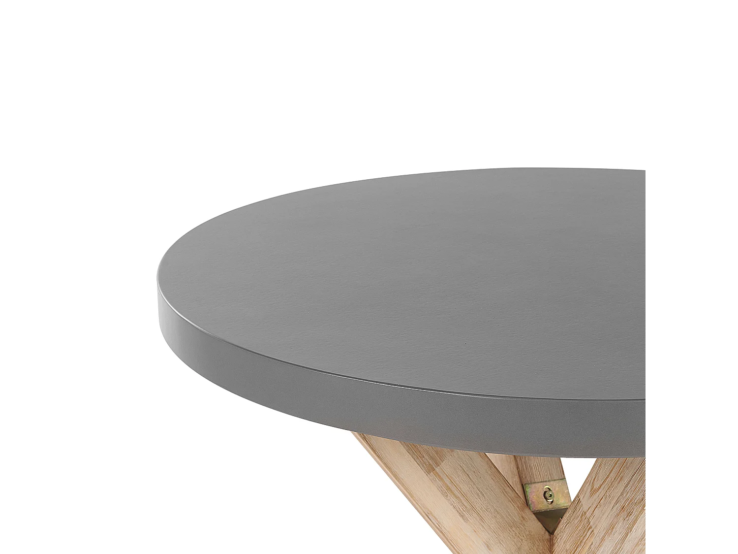 Table de salle à manger de jardin OLBIA 90 cm 90 cm Béton Gris
