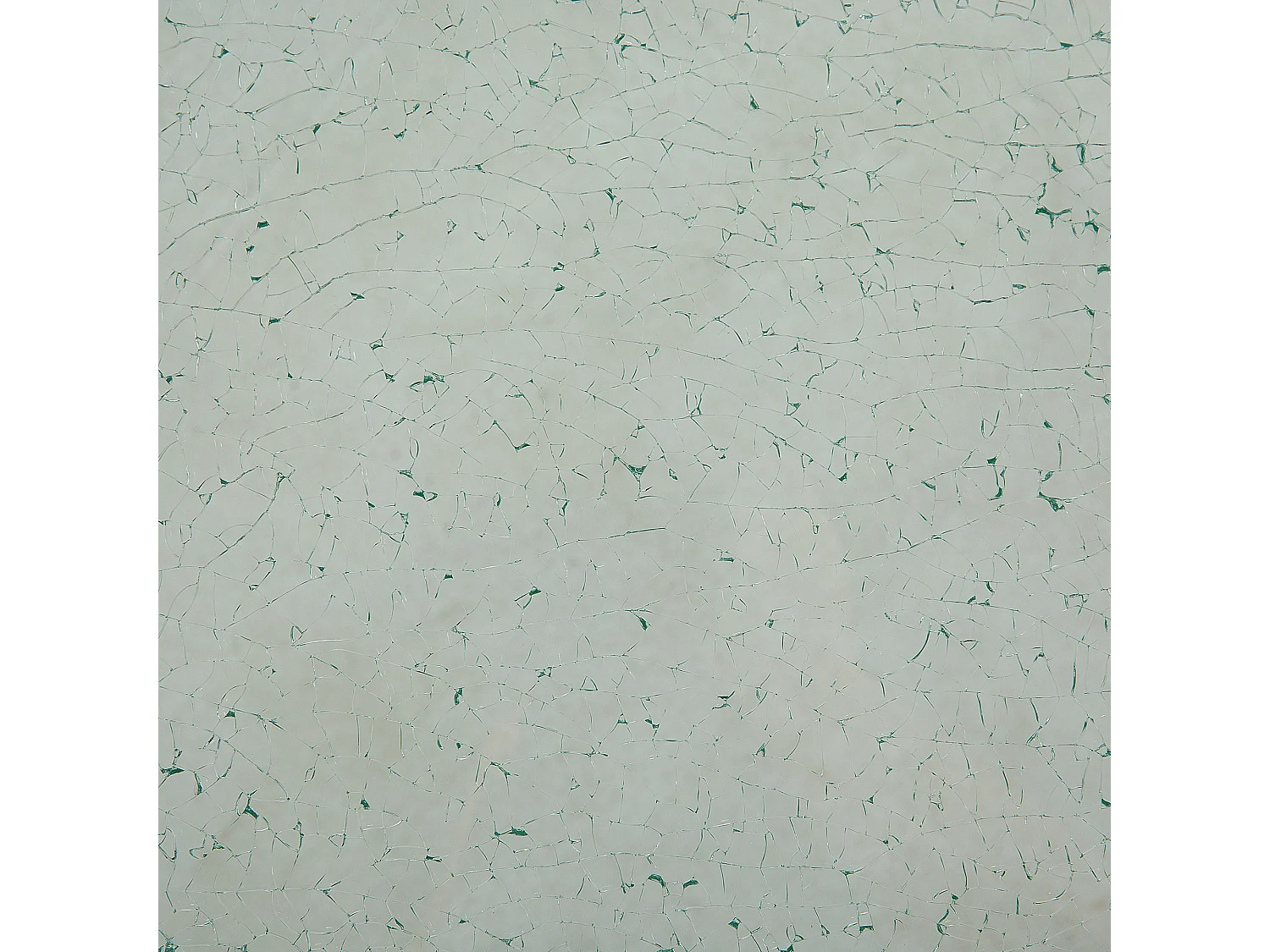 Table de salle à manger de jardin GROSSETO 180 cm 90 cm Verre fissuré Transparent