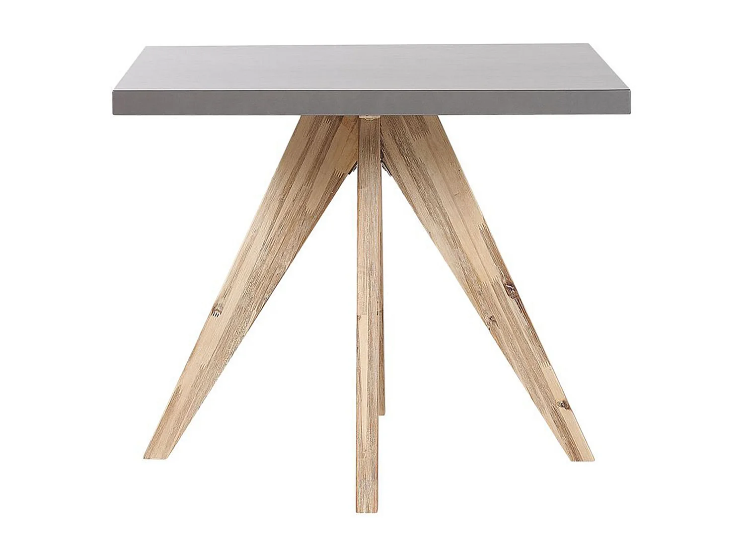 Stół ogrodowy OLBIA 90 cm 90 cm Beton Szary