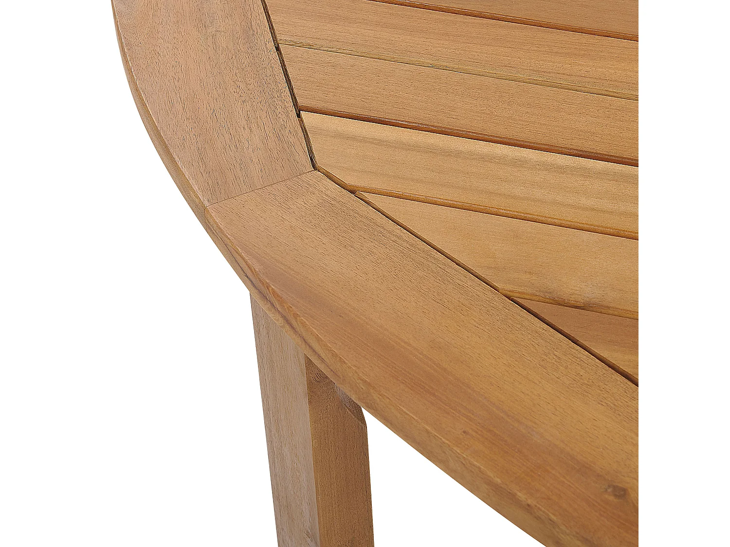 Table de salle à manger de jardin TOLVE 150 cm 150 cm Acacia Marron