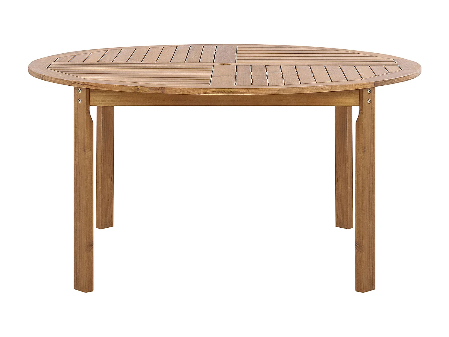 Table de salle à manger de jardin TOLVE 150 cm 150 cm Acacia Marron