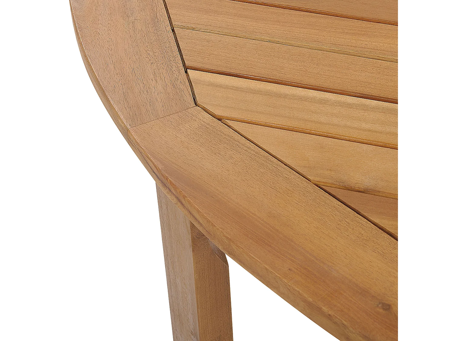 Table de salle à manger de jardin TOLVE 150 cm 150 cm Acacia Marron