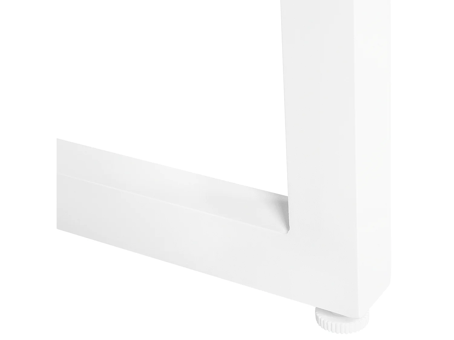 Garden Dining Table BACOLI 210 cm 90 cm Glass Off-White