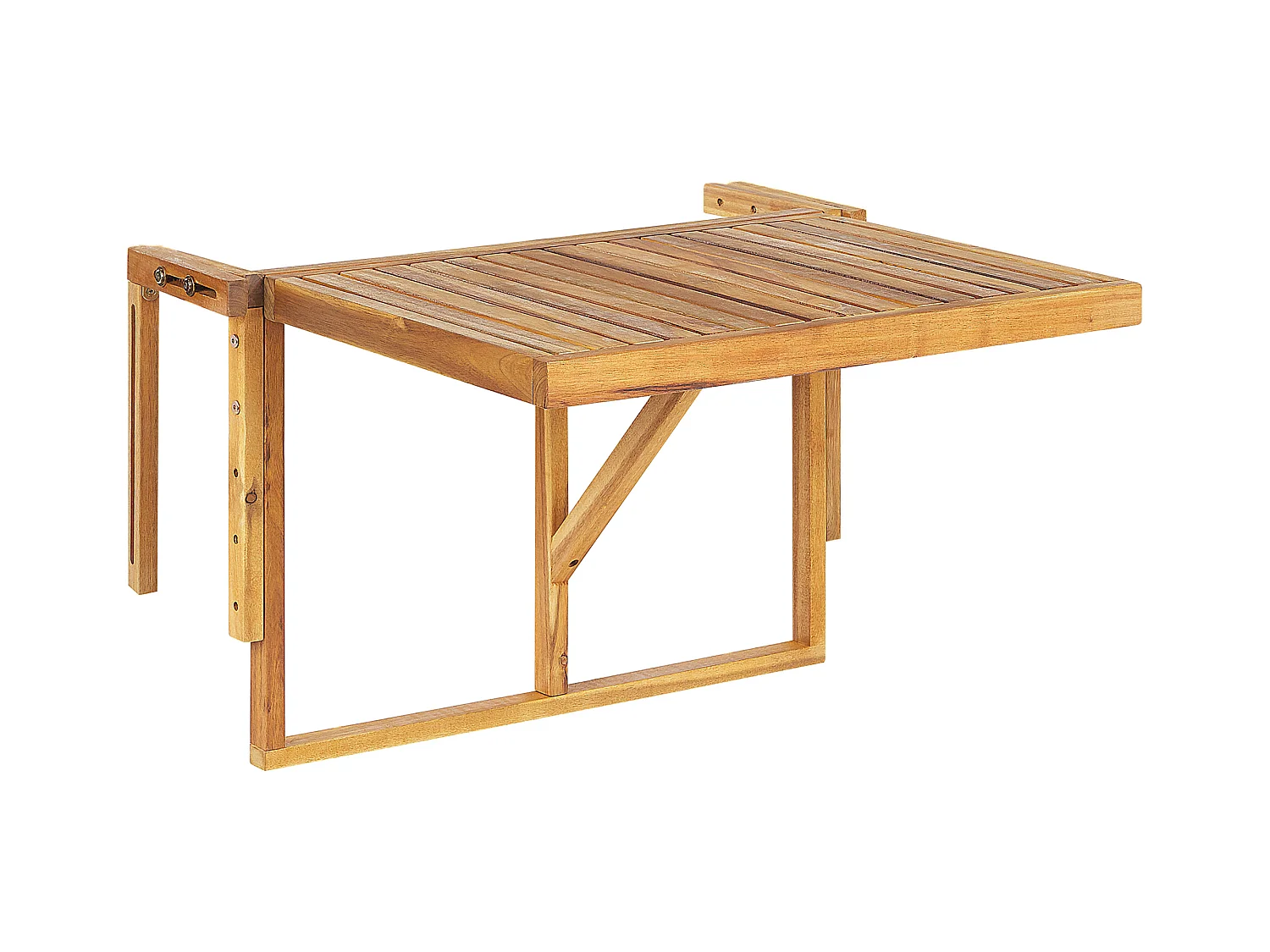 Mesa de varanda UDINE 70 cm 69 cm Madeira de acácia Castanho