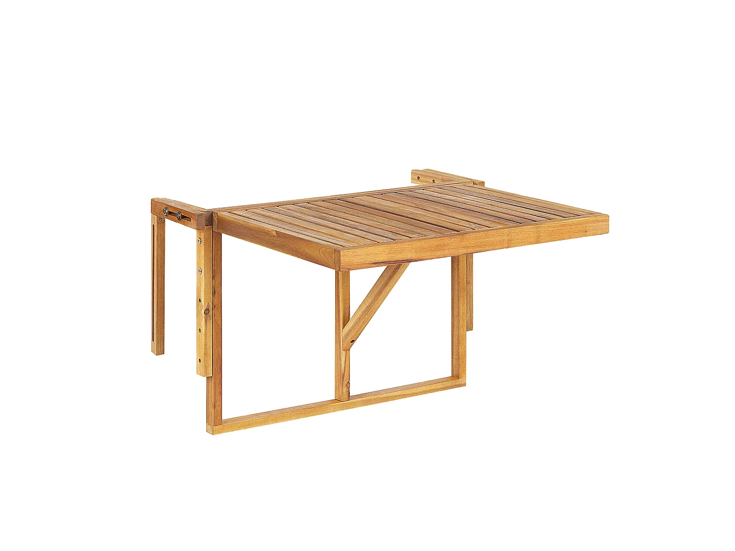 Mesa de varanda UDINE 70 cm 69 cm Madeira de acácia Castanho