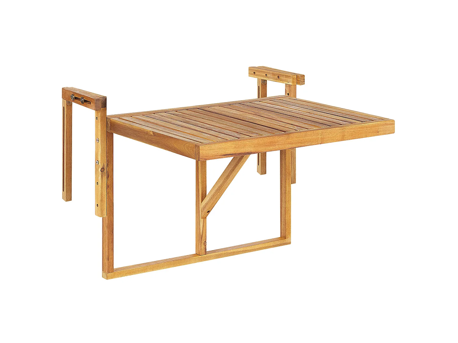 Mesa de varanda UDINE 70 cm 69 cm Madeira de acácia Castanho