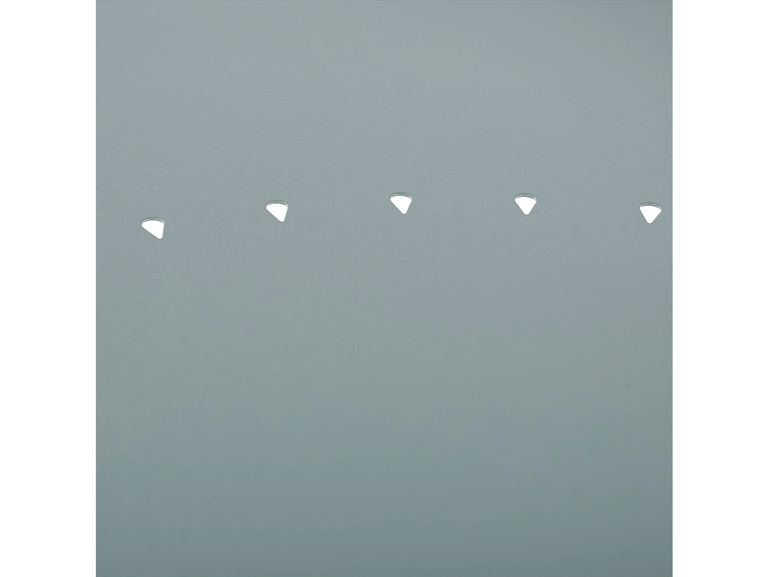 Table de salle à manger de jardin CALVI 160 cm 90 cm Métal Bleu clair