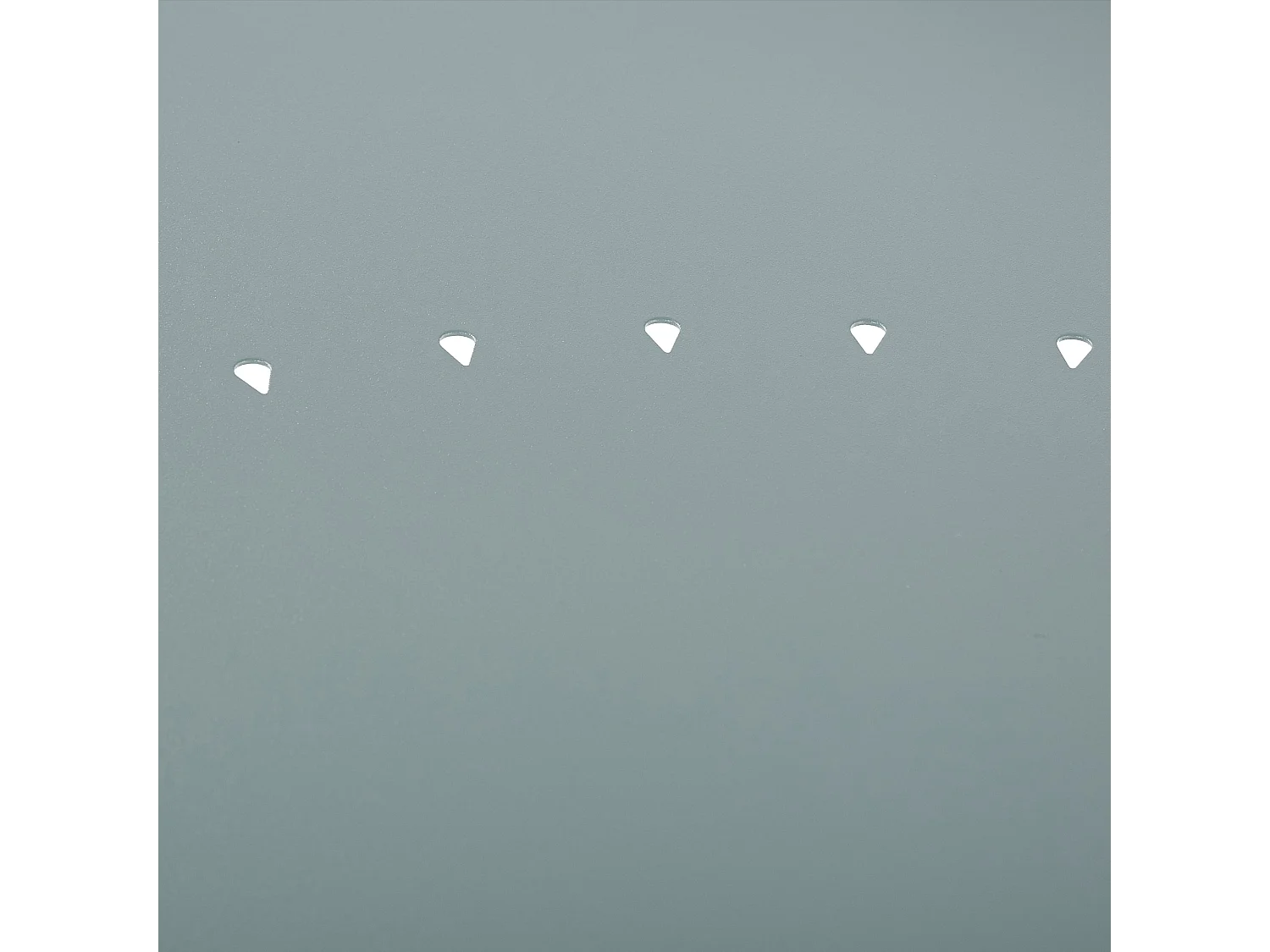 Table de salle à manger de jardin CALVI 160 cm 90 cm Métal Bleu clair