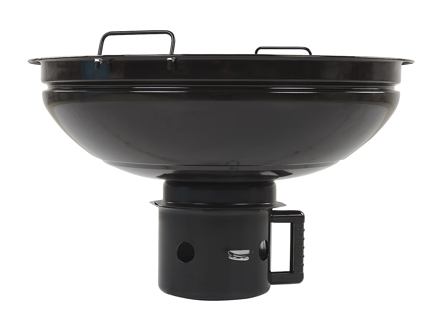 Stół ogrodowy MANFRIA 105 cm 105 cm Metal Ciemnobrązowy