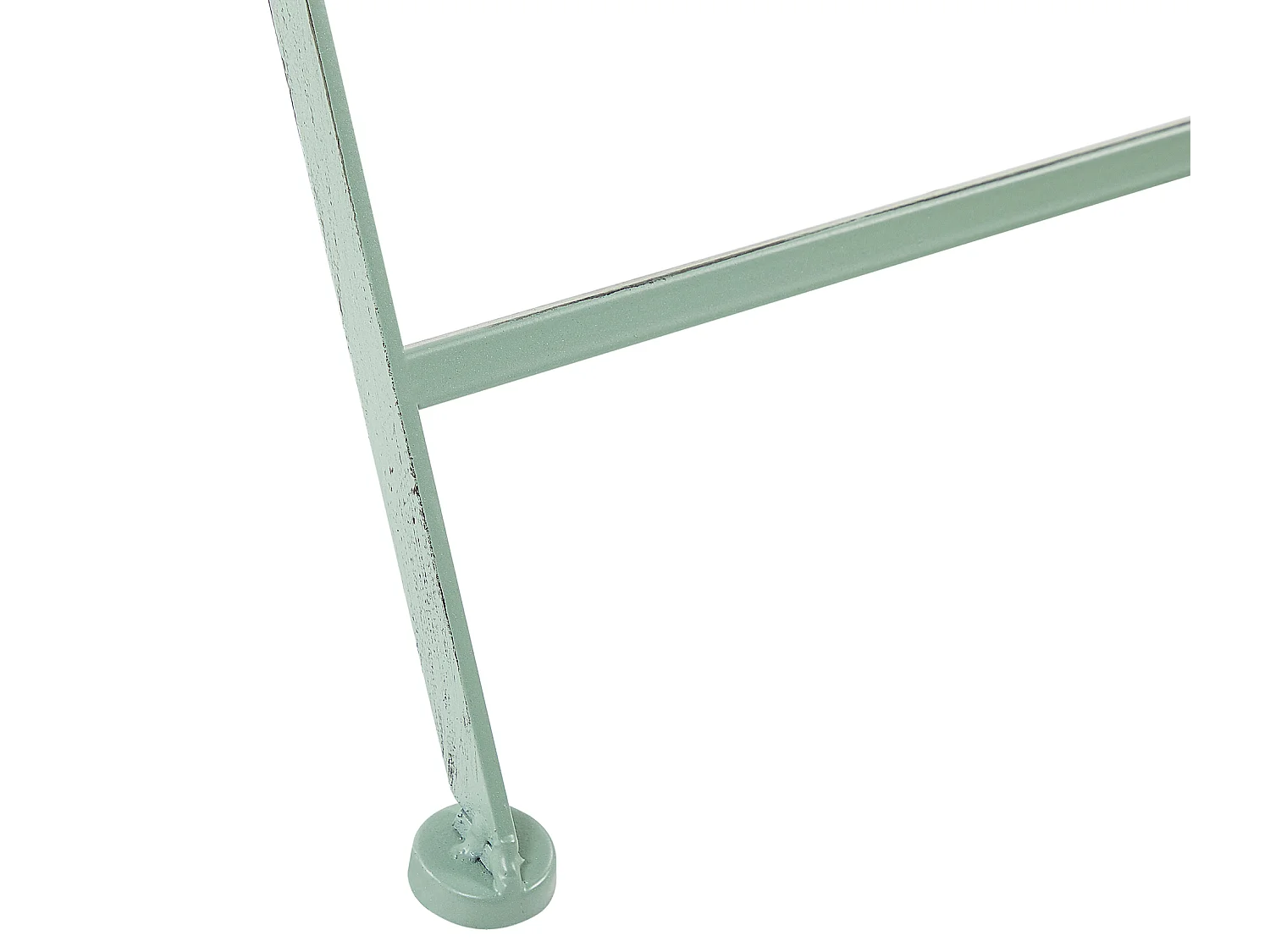 Mesa bistrô TRENTO 70 cm 70 cm Metal Verde claro
