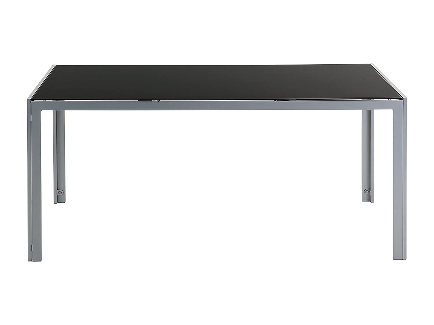 Tuin eettafel CATANIA 160 cm 91 cm Glas Zwart