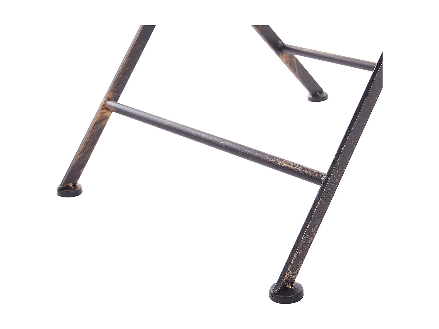 Table bistrot BORMIO 70 cm 70 cm Métal Noir