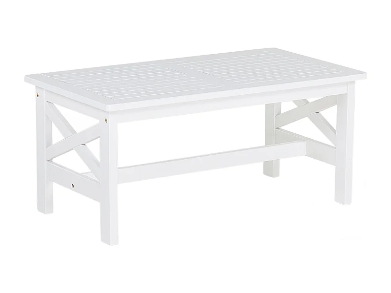 Tuin eettafel BALTIC 55 cm 100 cm Acaciahout Wit