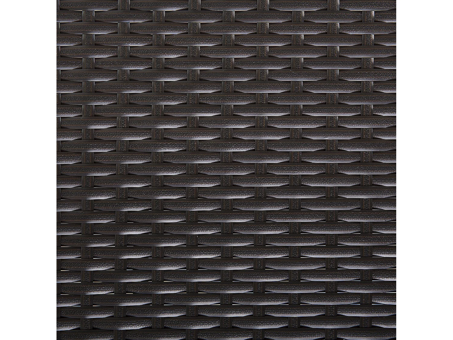 Table de salle à manger de jardin ITALY 220 cm 100 cm Verre Marron foncé