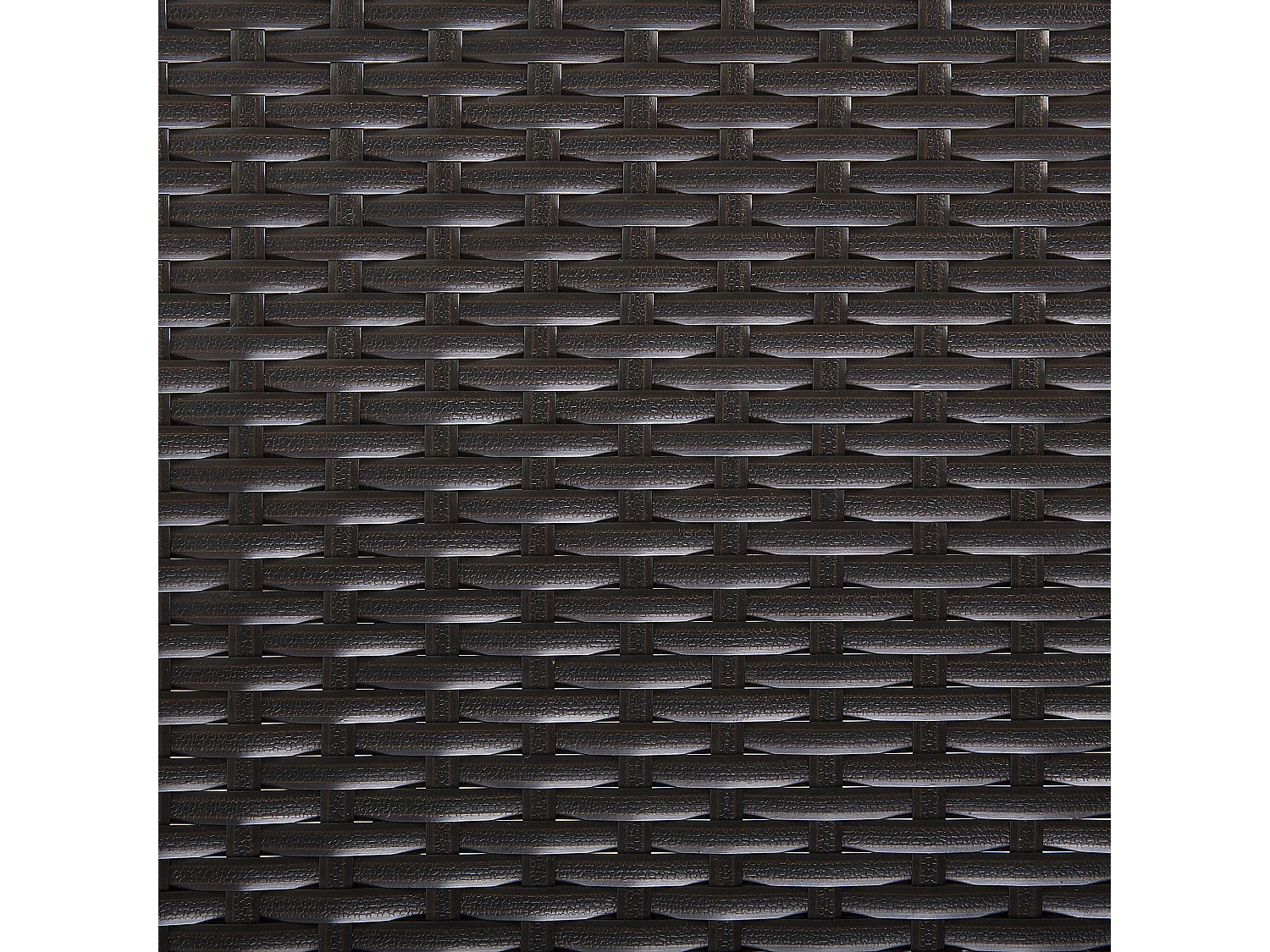 Table de salle à manger de jardin ITALY 220 cm 100 cm Verre Marron foncé