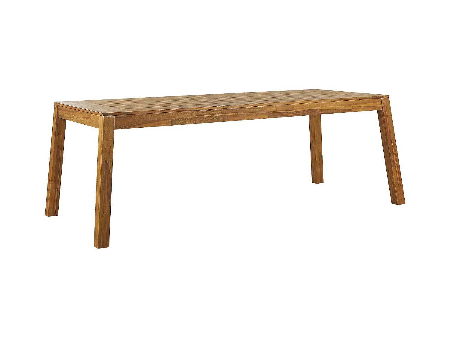 Table de salle à manger de jardin LIVORNO 210 cm 90 cm Acacia Marron