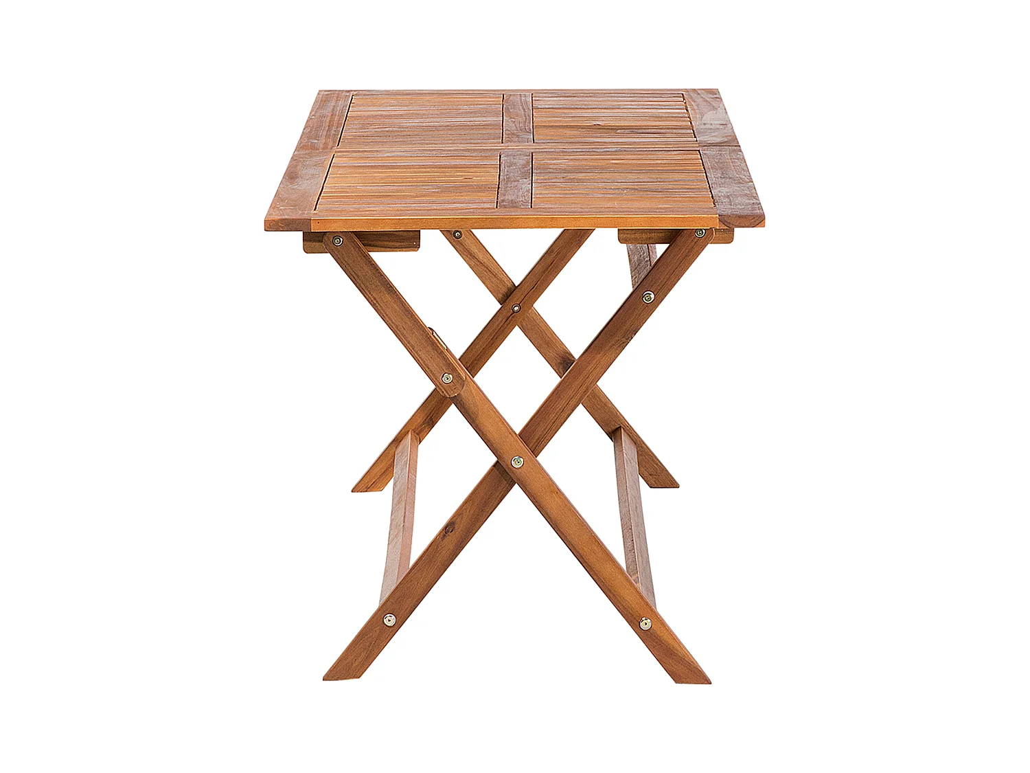 Tuin eettafel CENTO 140 cm 75 cm Acaciahout Bruin