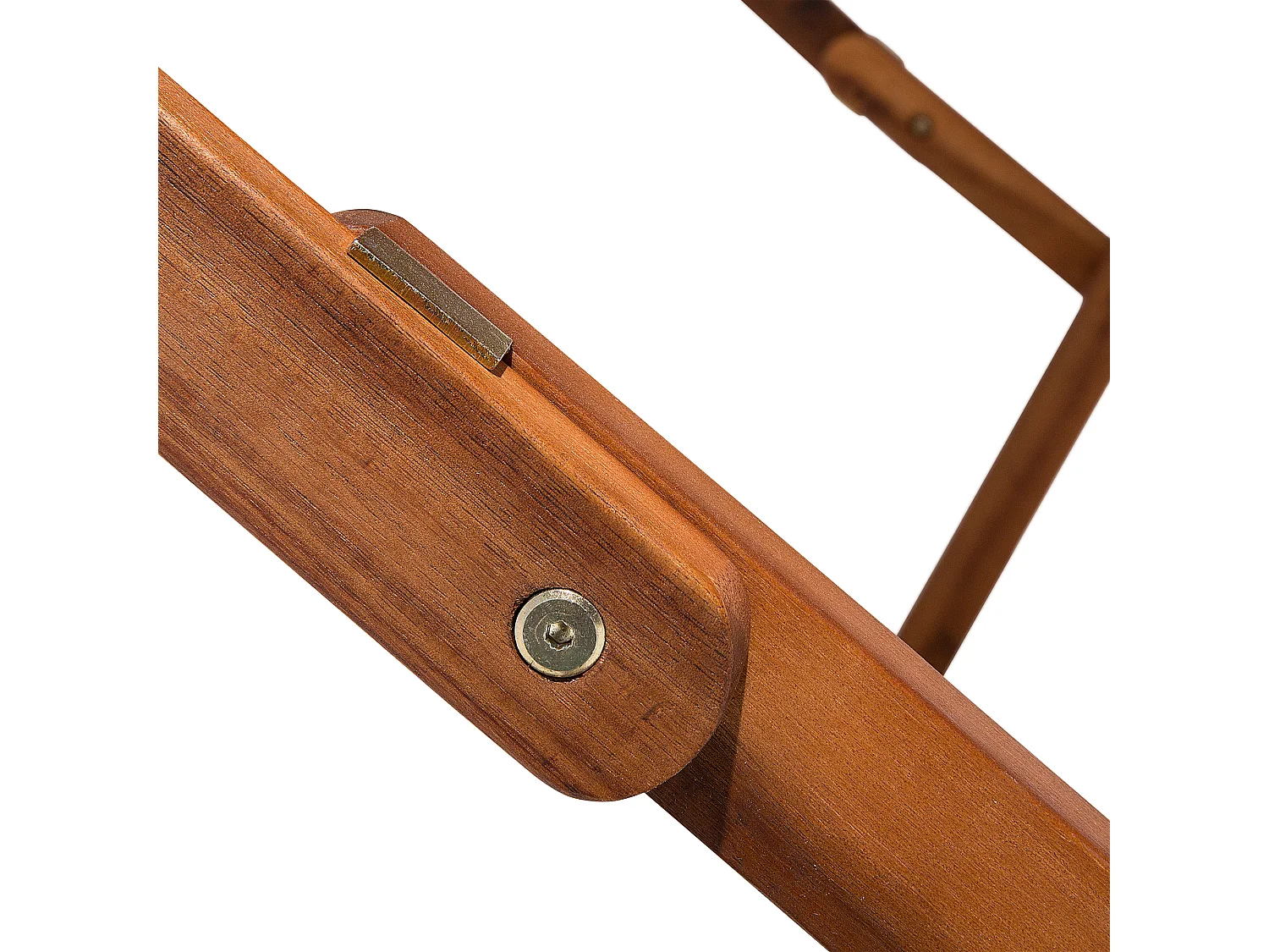 Table de salle à manger de jardin CENTO 140 cm 75 cm Acacia Marron