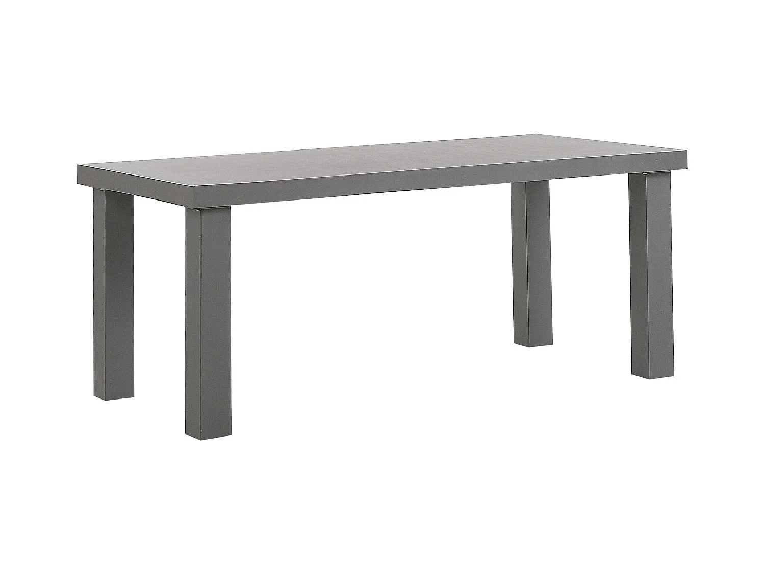 Table de salle à manger de jardin TARANTO 180 cm 90 cm Béton Gris