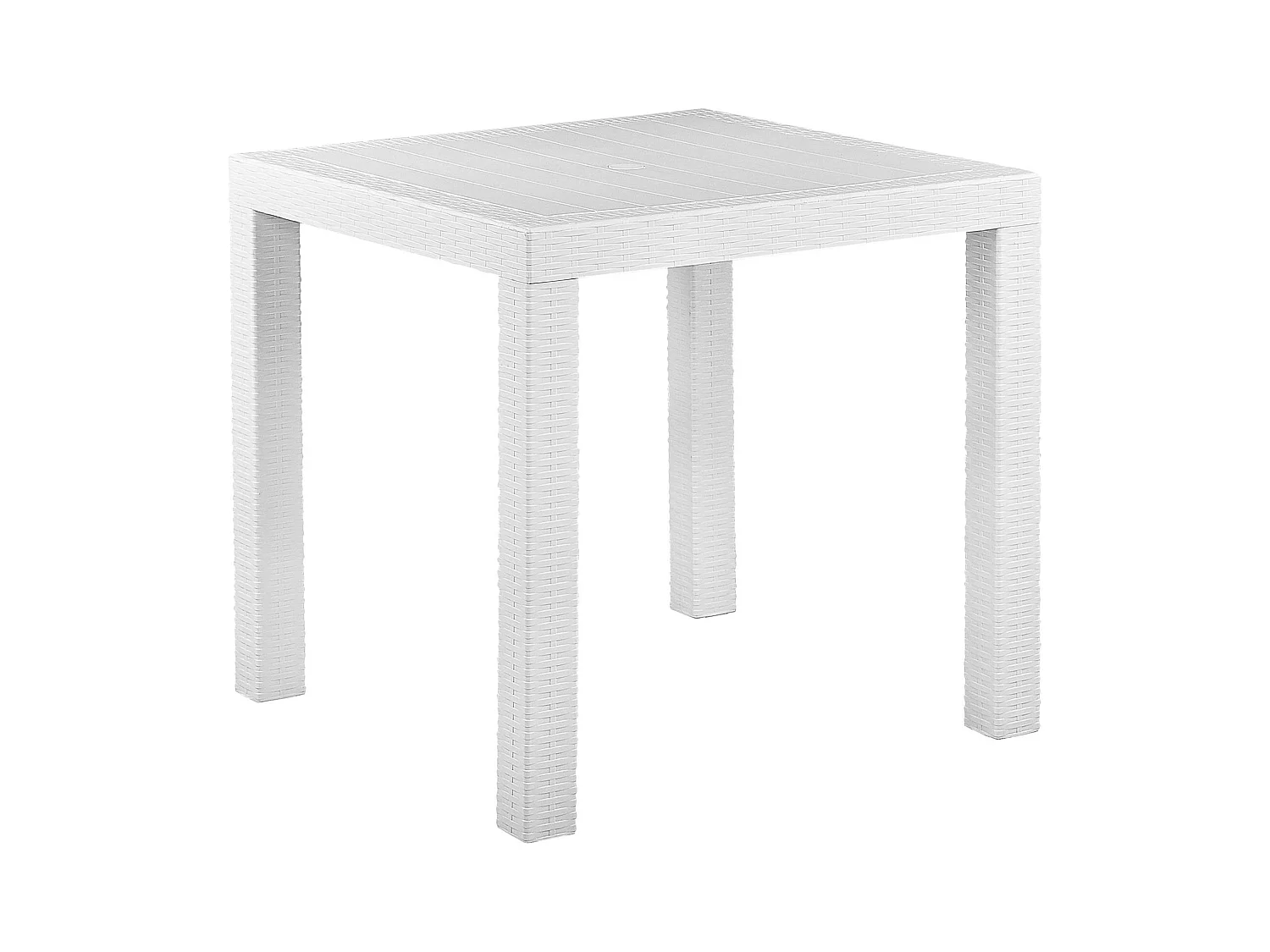 Table bistrot FOSSANO 80 cm 80 cm Blanc