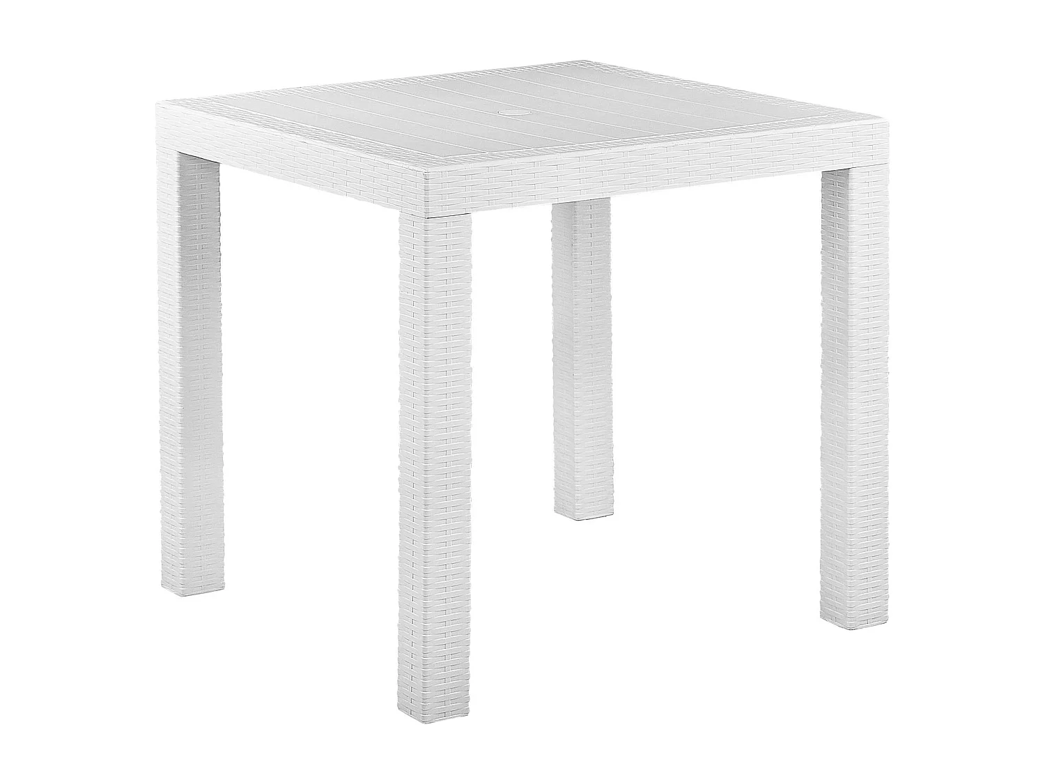 Table bistrot FOSSANO 80 cm 80 cm Blanc