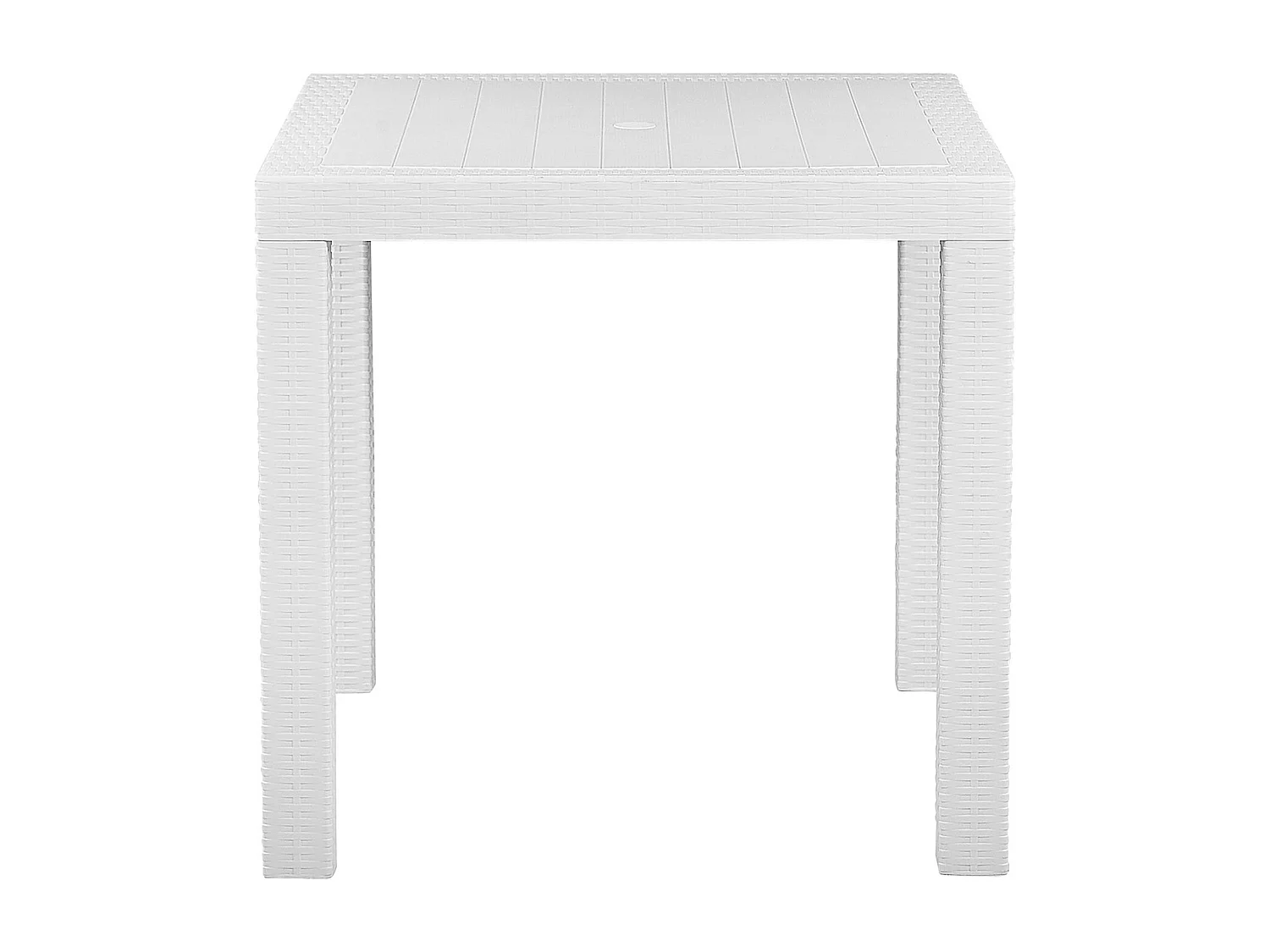Table bistrot FOSSANO 80 cm 80 cm Blanc