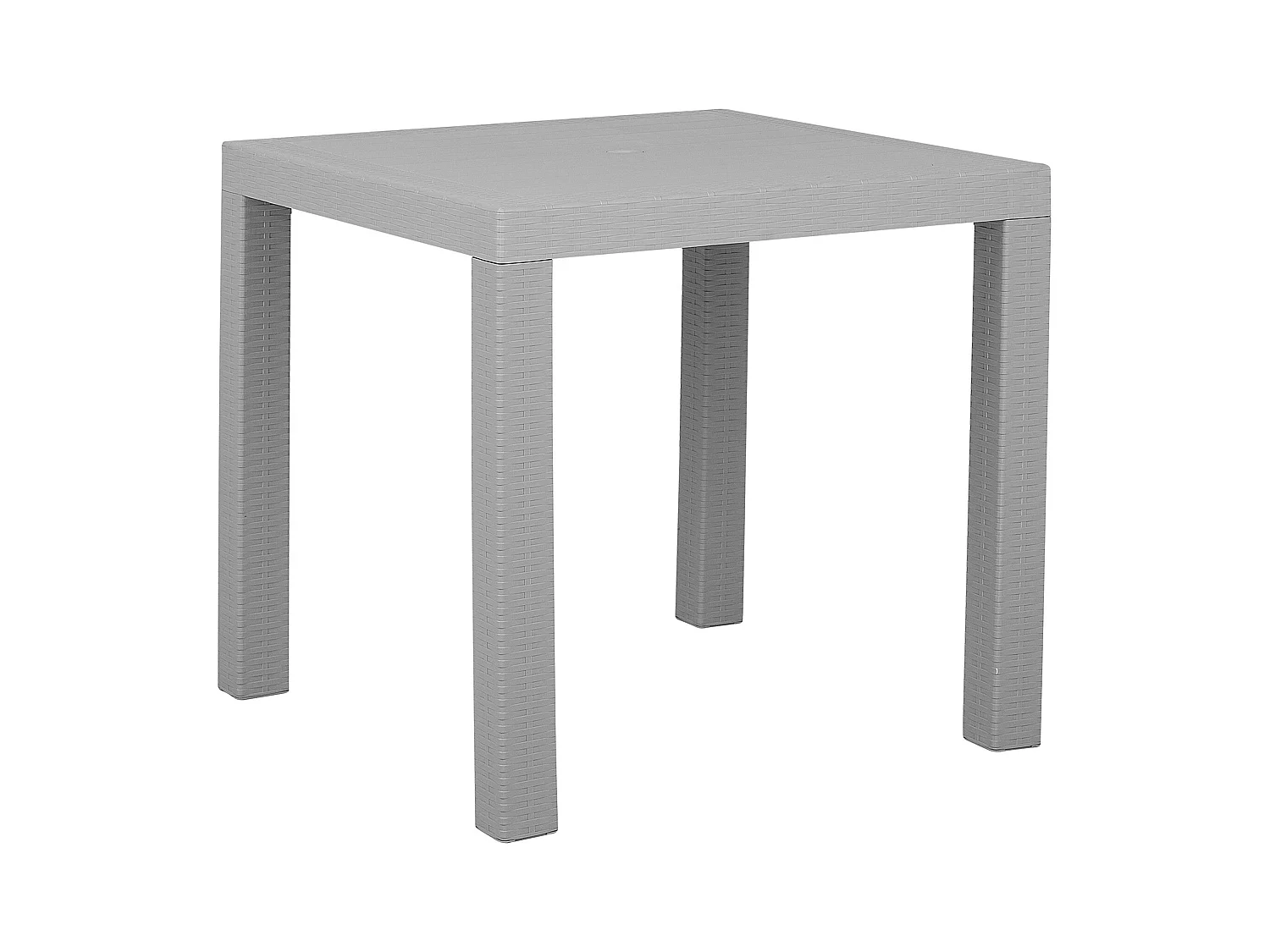 Tuin eettafel FOSSANO 80 cm 80 cm Lichtgrijs