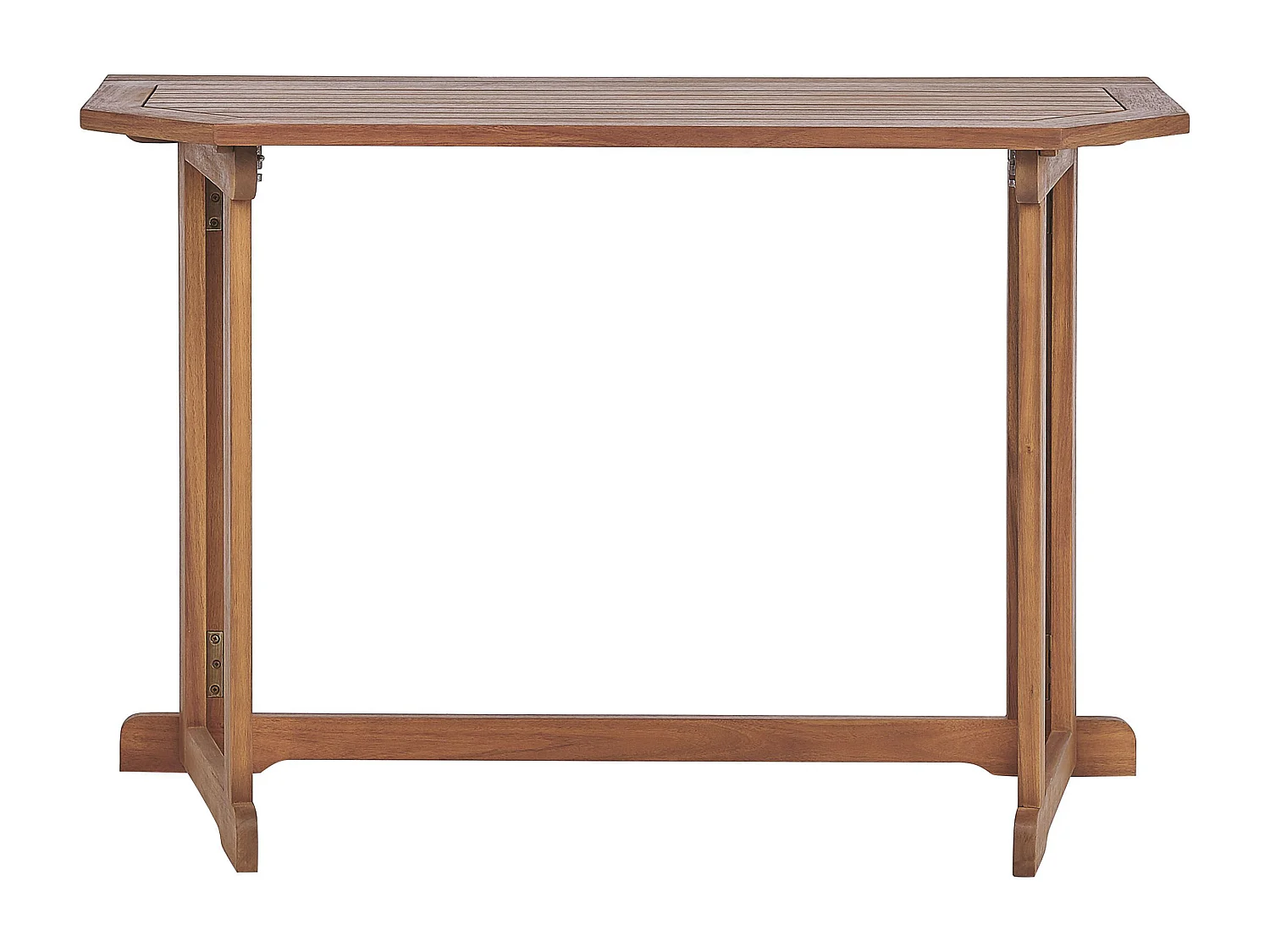 Balkontisch Akazienholz hellbraun 110 x 47 cm klappbar Landhausstil Treia