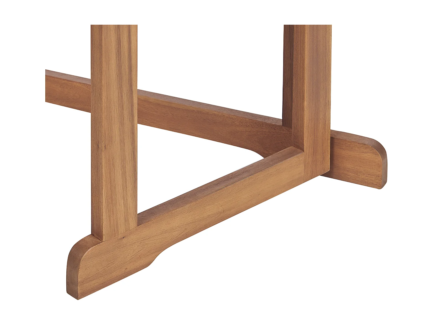 Balkontisch Akazienholz hellbraun 110 x 47 cm klappbar Landhausstil Treia