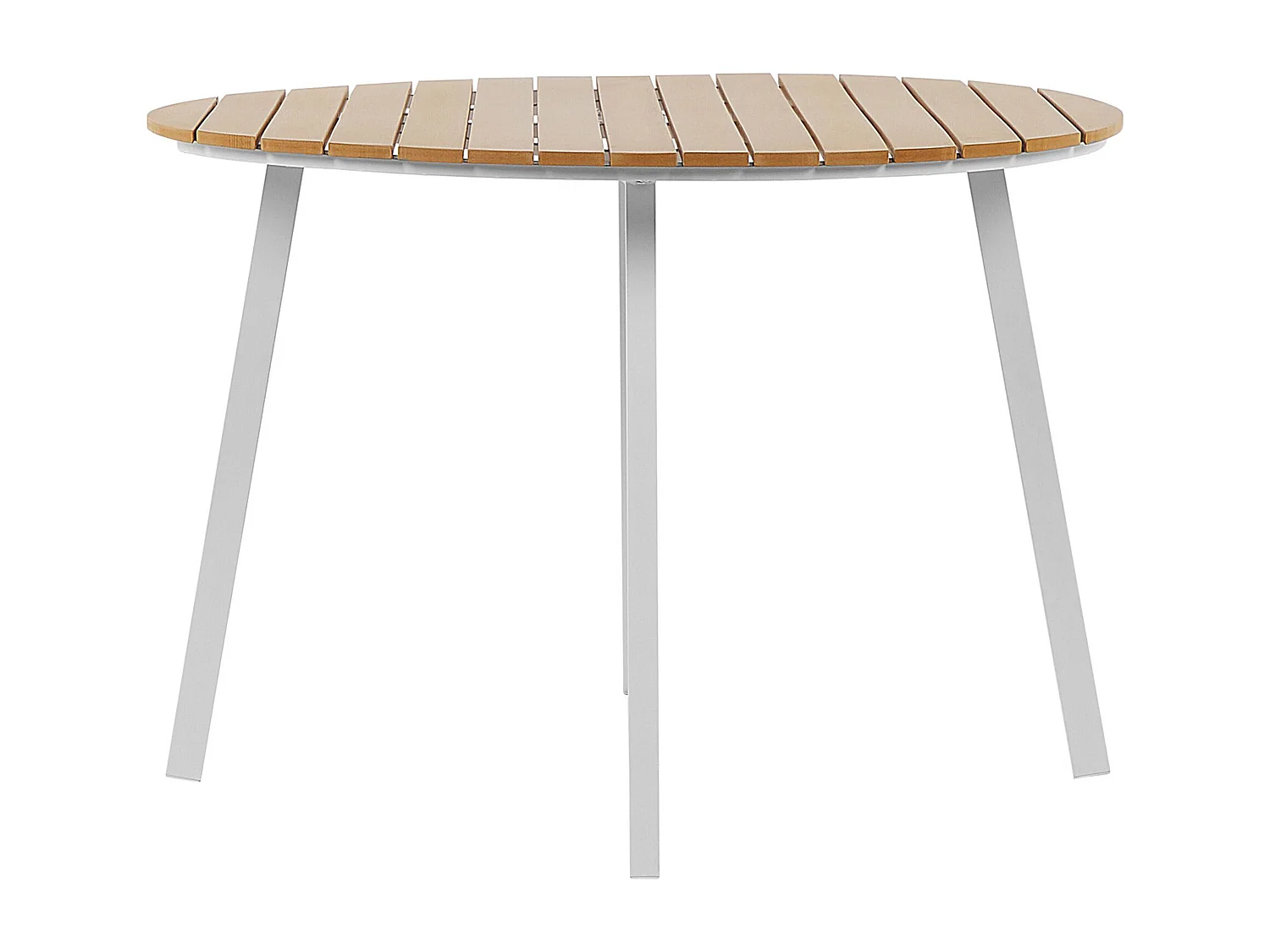 Mesa de refeição de jardim CAVOLI 105 cm 105 cm Castanho