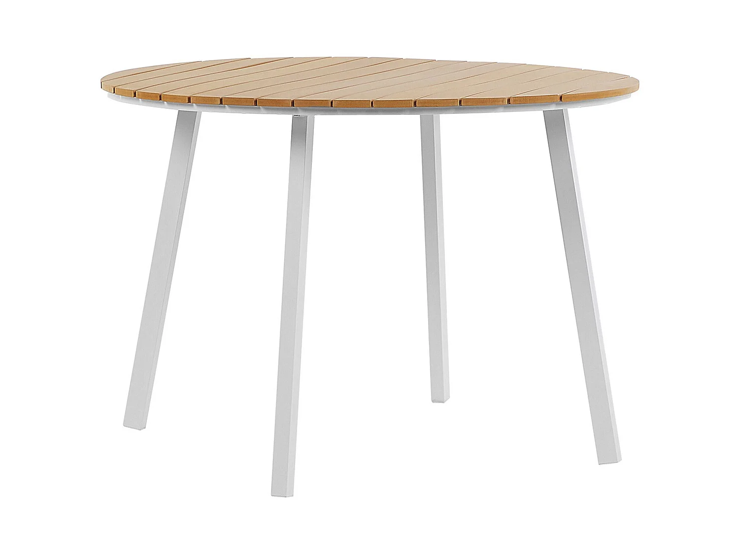 Garden Dining Table CAVOLI 105 cm 105 cm Brown