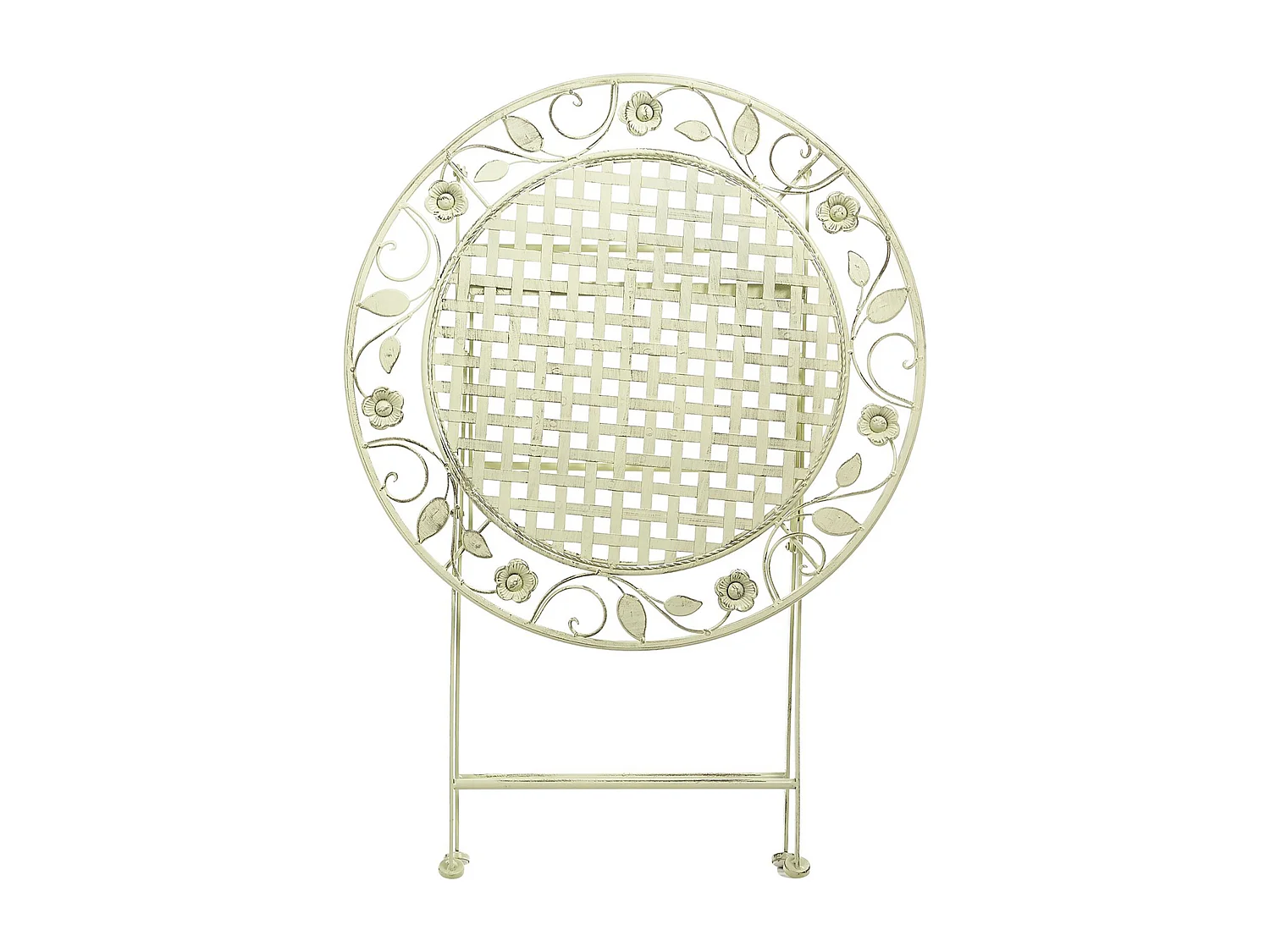 Mesa bistrô BIVIO 70 cm 70 cm Metal Verde claro