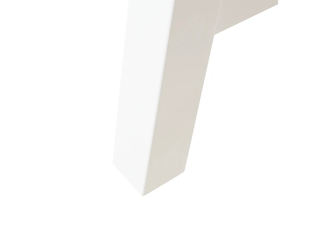 Table de salle à manger de jardin SCANIA 170 cm 80 cm Acacia Blanc