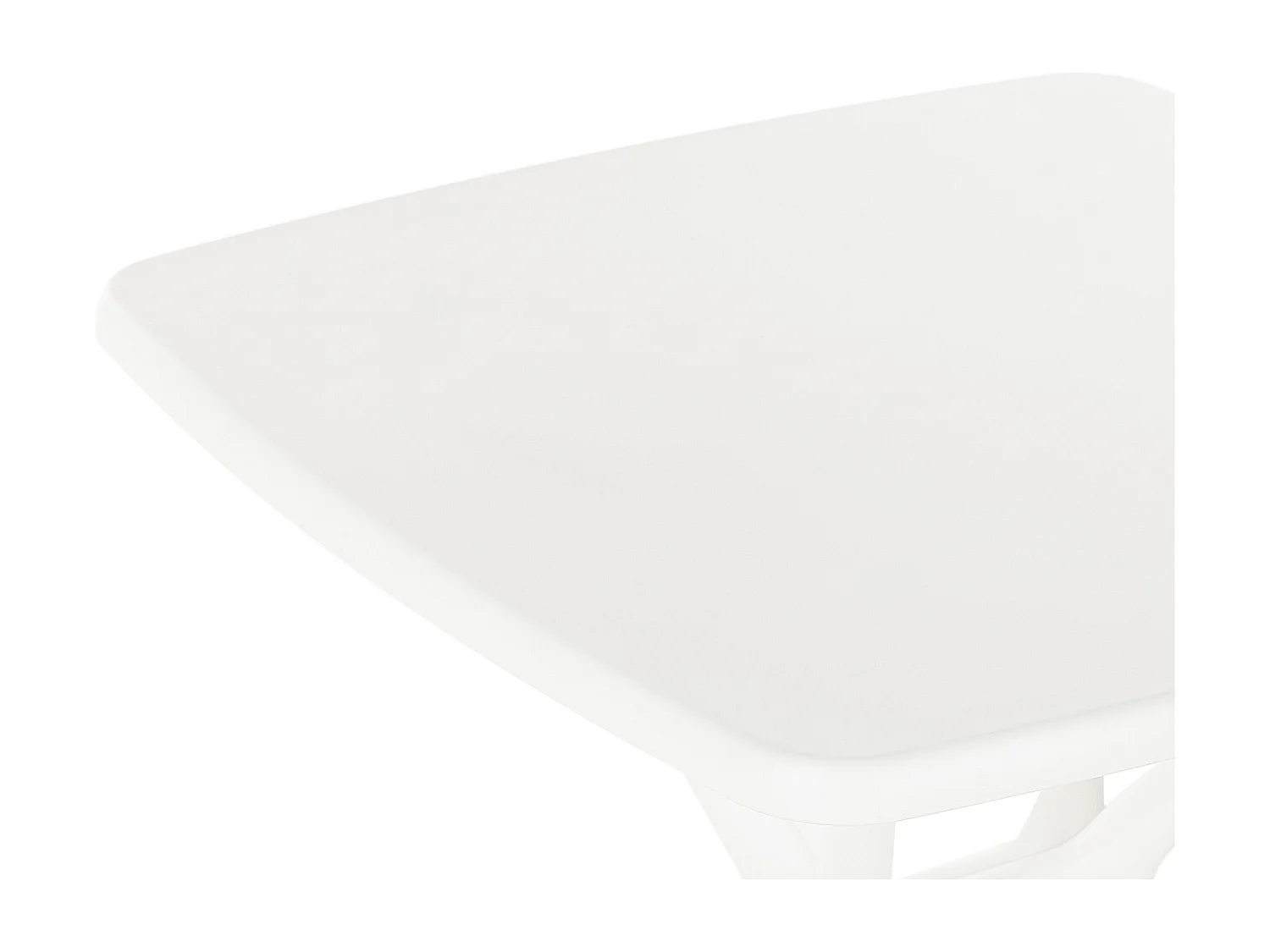 Table de salle à manger de jardin SERSALE 70 cm 70 cm Blanc