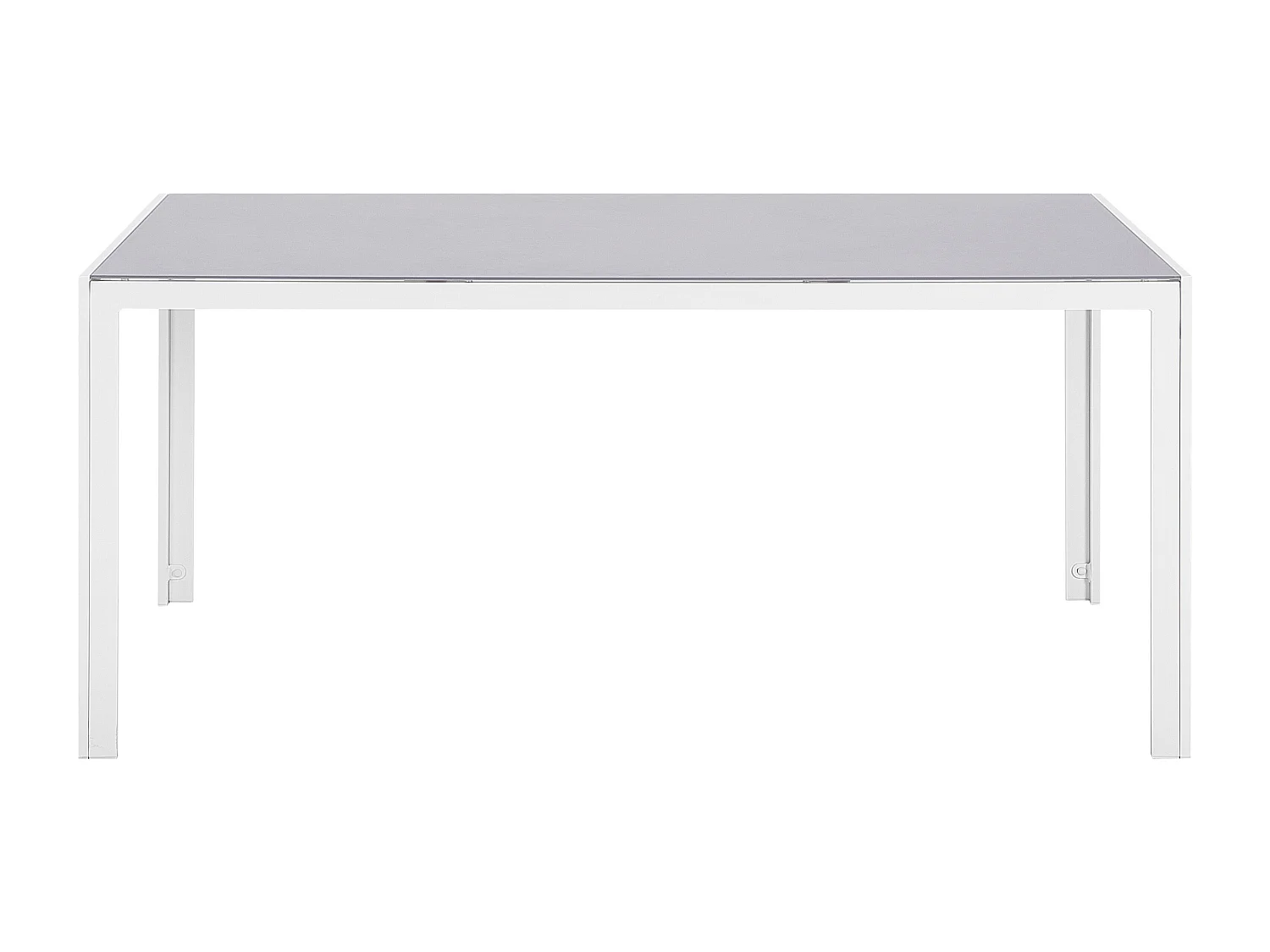 Tavolo da pranzo da giardino CATANIA 160 cm 91 cm Vetro Grigio