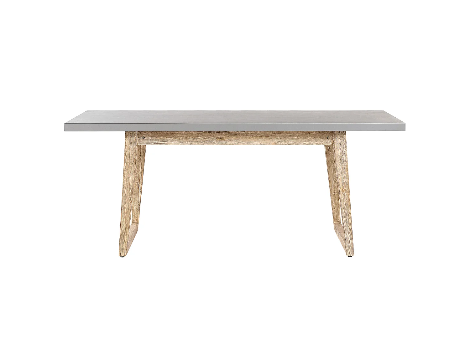 Garden Dining Table ORIA 180 cm 90 cm Concrete Grey