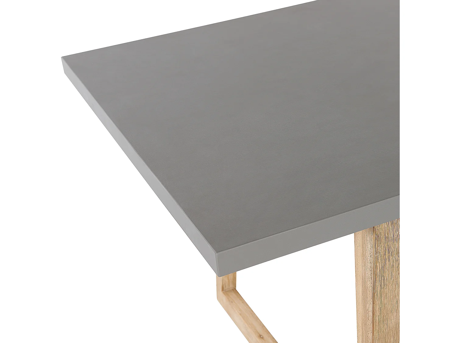 Garden Dining Table ORIA 180 cm 90 cm Concrete Grey
