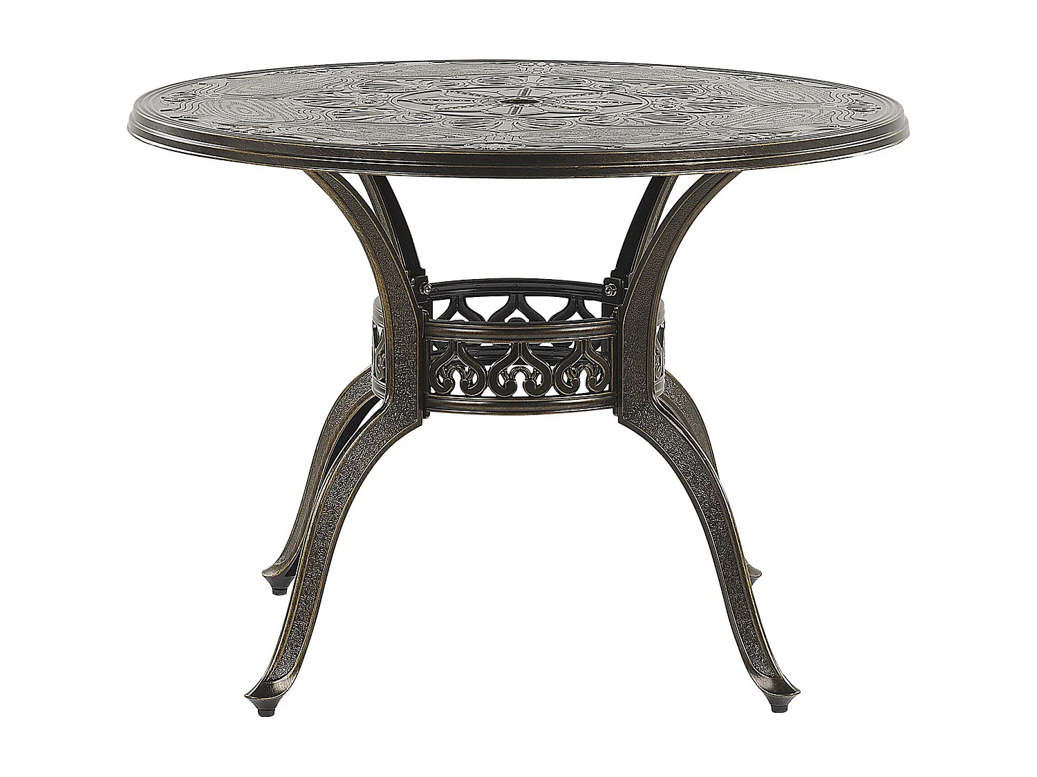 Tuintafel Metaal Donkerbruin SAPRI