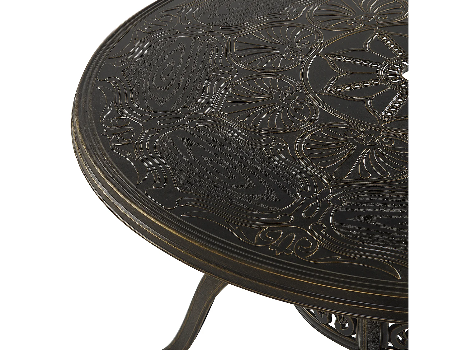 Tuintafel Metaal Donkerbruin SAPRI