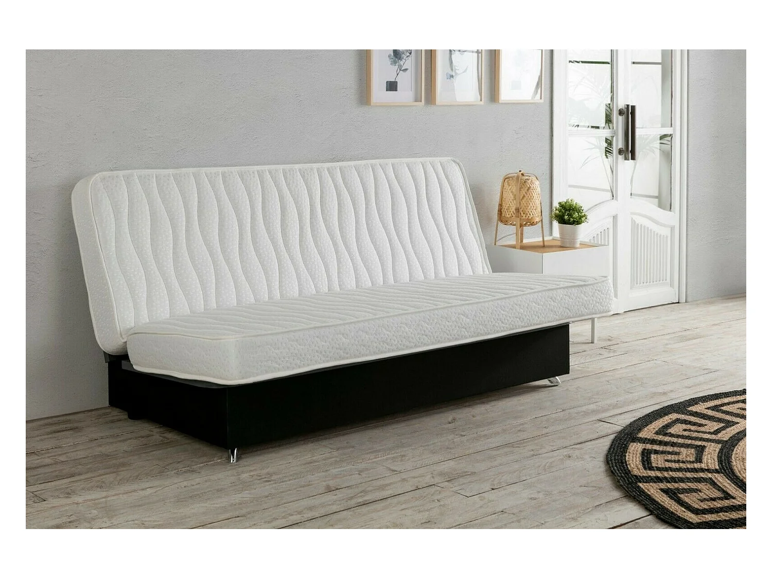 Matelas clic clac 130x200 cm pour canapé-lit, 13 cm de Hauteur