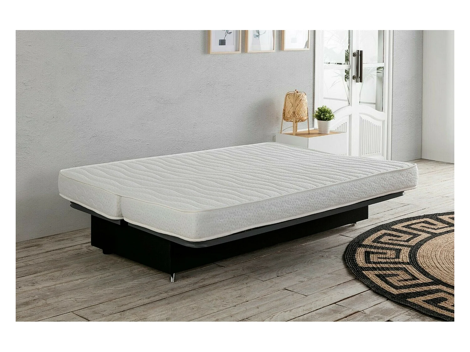 Matelas clic clac 130x200 cm pour canapé-lit, 13 cm de Hauteur