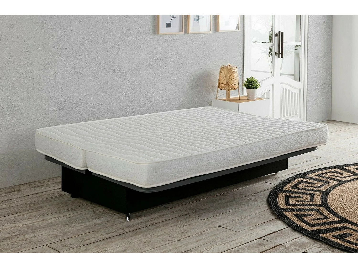 Matelas clic clac 130x200 cm pour canapé-lit, 13 cm de Hauteur