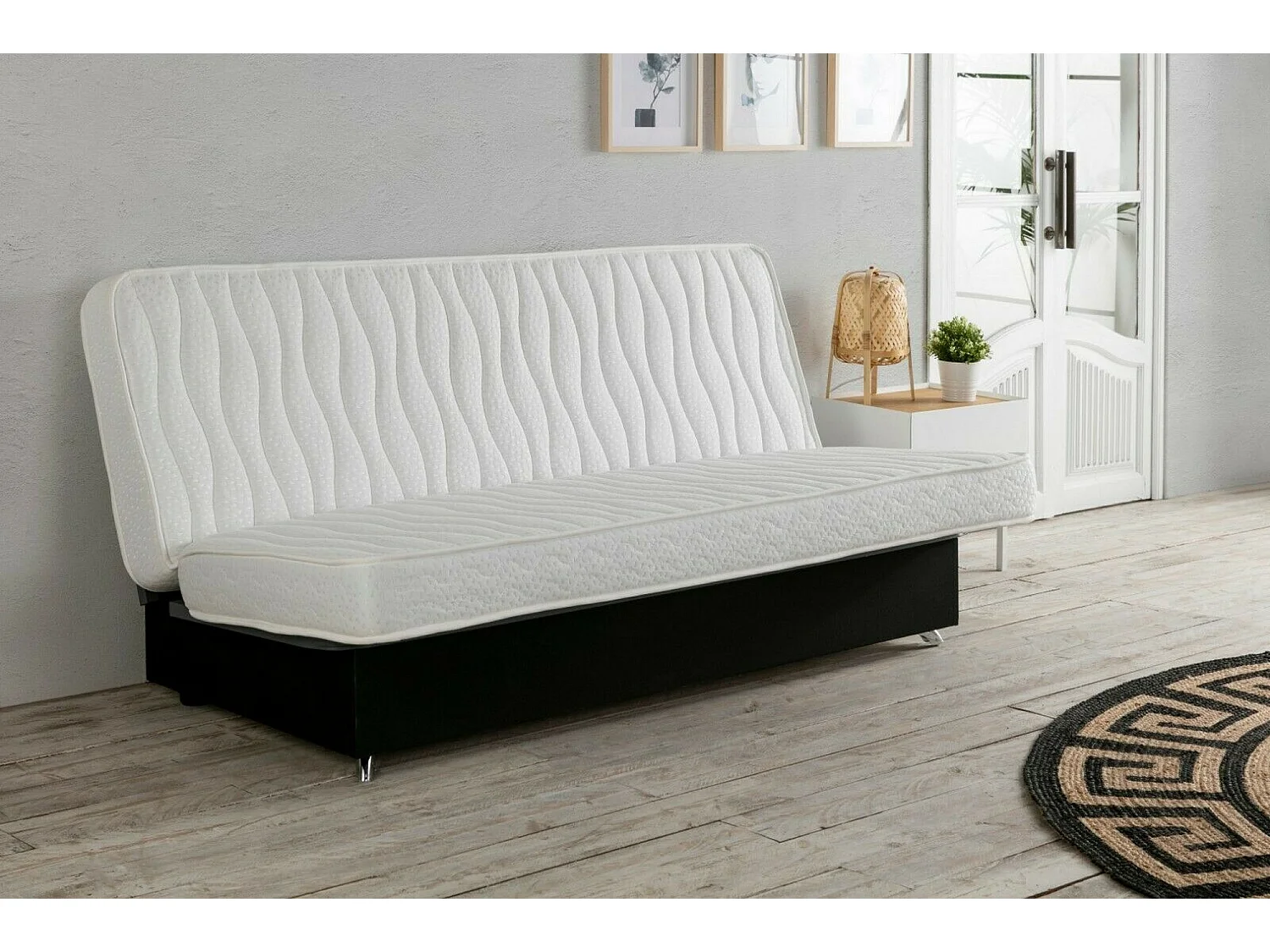 Matelas clic clac 130x200 cm pour canapé-lit, 13 cm de Hauteur