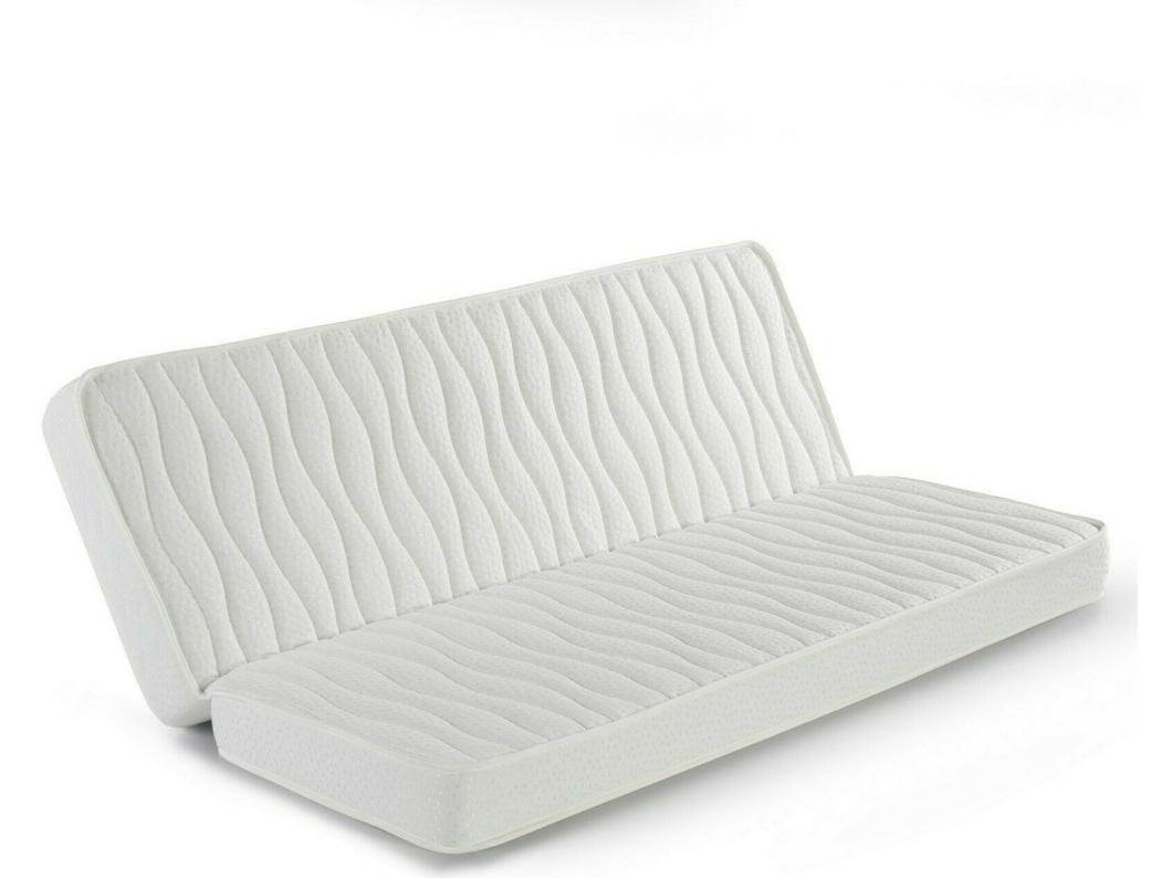Klikklakmatras 140x200 cm voor slaapbank, 13 cm hoog, Strech-stof.