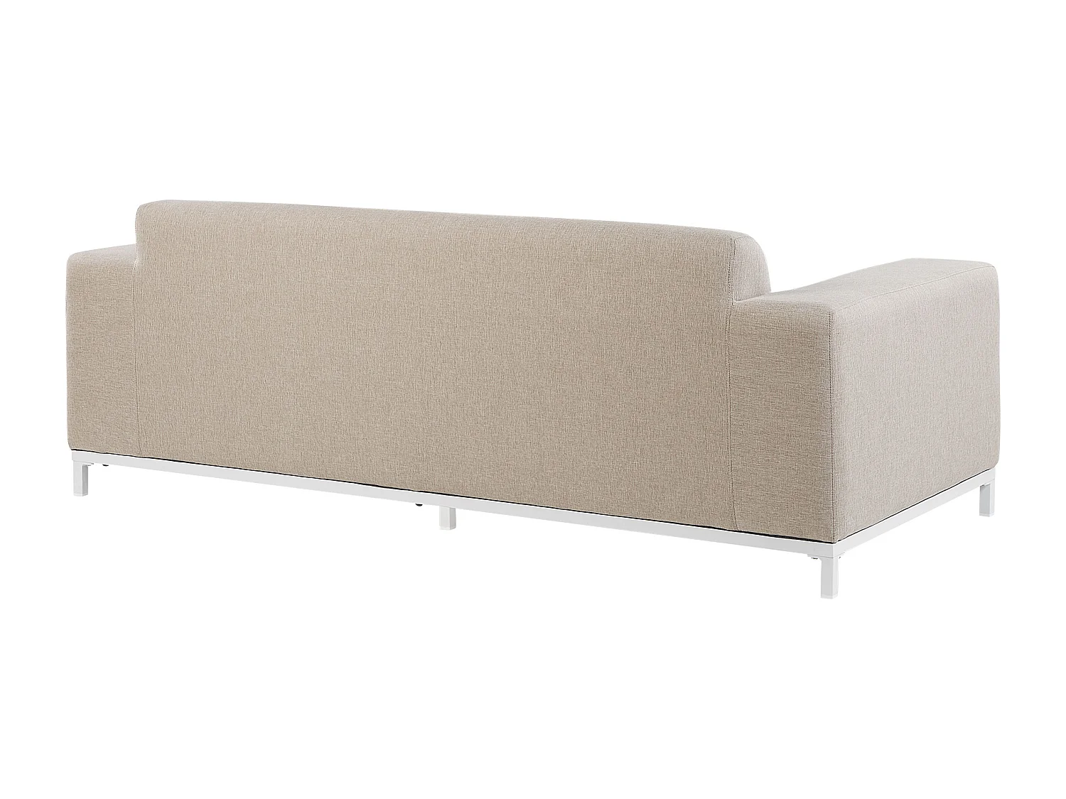 Sofá de jardim 3 lugares ROVIGO Creme