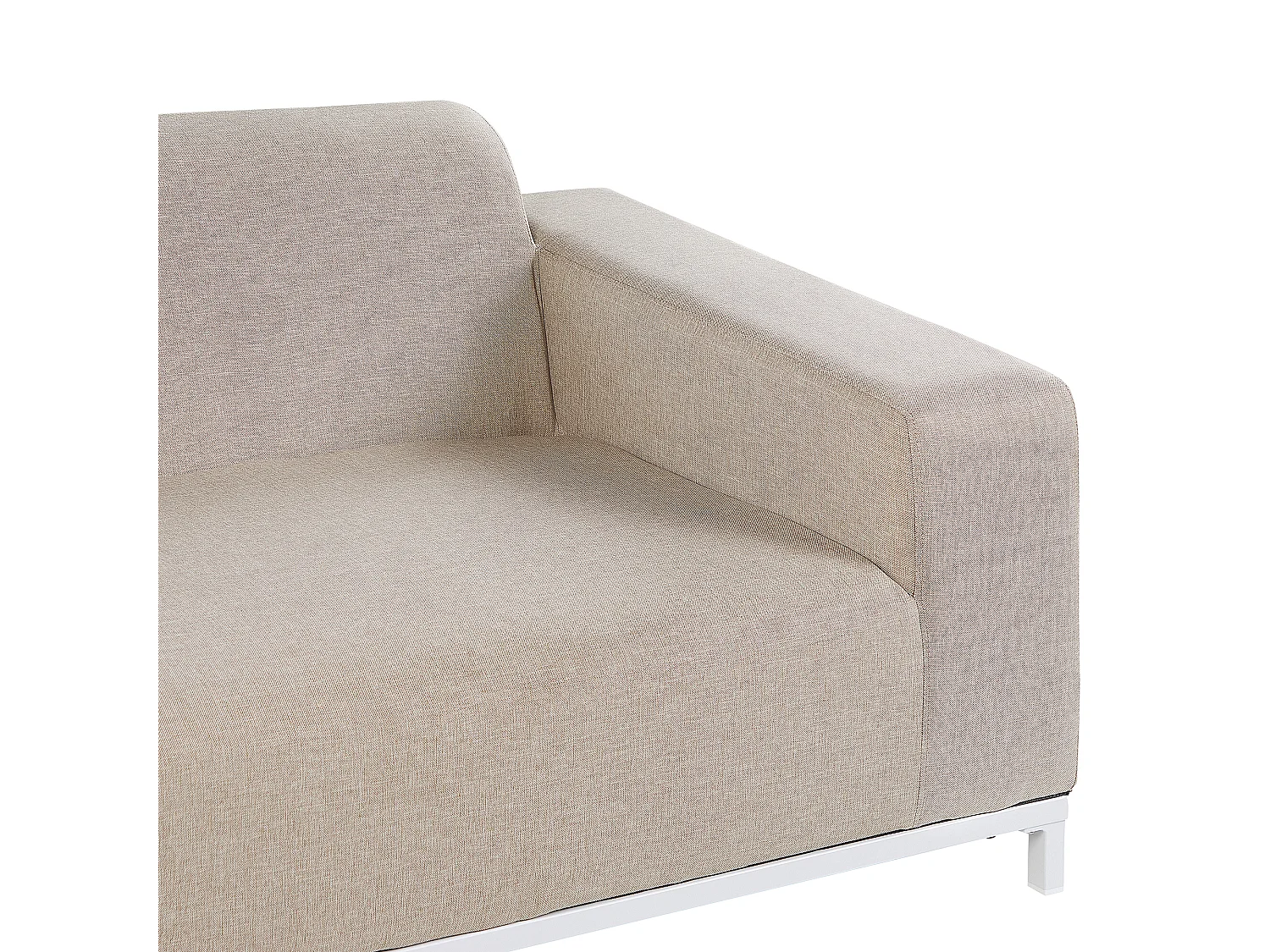 Sofá de jardim 3 lugares ROVIGO Creme