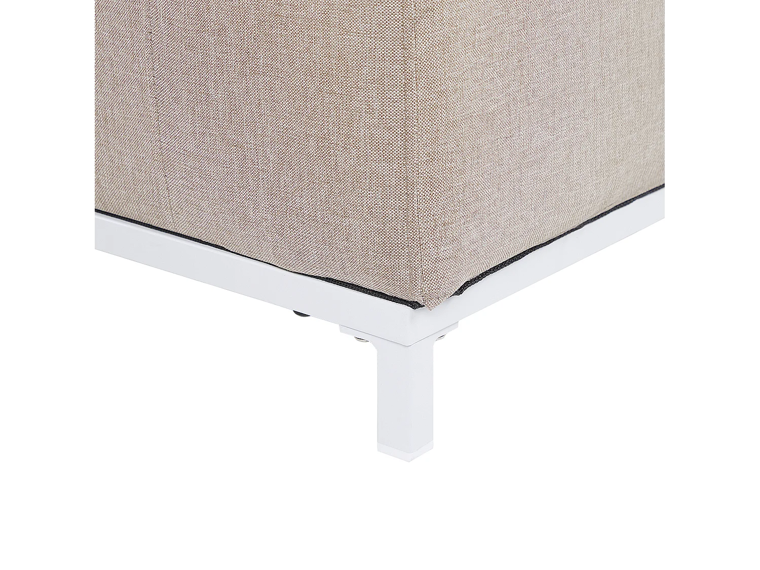 Sofá de jardim 3 lugares ROVIGO Creme